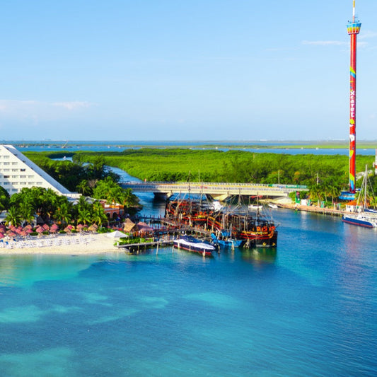 5D 4N en Cancún + 2 Menores (0-11 años) 👧🏻👦🏼 + Parque Acuático 💦